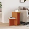 Image de vidaXL Table basse Brun cire 50 x 40 x 50 cm Bois massif en pin