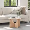 Image de vidaXL Table basse Naturel 50 x 50 x 35 cm Bois massif en pin