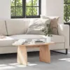 Image de vidaXL Table basse Marron 80 x 40 x 35 cm Pin massif