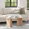 Image de vidaXL Table basse Naturel 80 x 39,5 x 35 cm Bois de pin massif