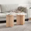 Image de vidaXL Table basse 2 pcs Naturel