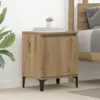 Image de vidaXL Cabinet de chevet Chêne artisanal 40 x 30 x 50 cm