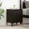 Image de vidaXL Cabinet de chevet Chêne noir 40 x 30 x 50 cm Bois d'ingénierie