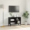 Image de vidaXL Ensemble meuble TV Montage mural Noir Bois d’ingénierie