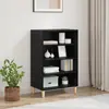 Image de vidaXL Buffet Chêne noir 57 x 35 x 89.5 cm Bois d'ingénierie