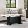 Image de vidaXL Table basse Chêne noir 103,5 x 60 x 40 cm Bois d'ingénierie