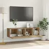 Image de vidaXL Ensemble meuble TV 2 pc Marron Bois d'ingénierie