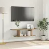 Image de vidaXL Ensemble meuble TV 103 x 30 x 26,5 cm Marron Bois d'ingénierie