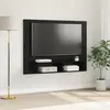 Image de vidaXL Ensemble meuble TV Montage mural Chêne noir 120 x 23,5 x 90 cm