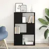 Image de vidaXL Ensemble meuble TV 60 x 24 x 94,5 cm Noir Bois d'ingénierie