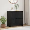 Image de vidaXL Buffet Chêne noir 70 x 41 x 75 cm Bois d'ingénierie