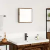 Image de vidaXL Miroir de salle de bain LED Bois ancien 40 x 37 x 8.5 cm