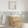 Image de vidaXL Cabinet de salle de bain Chêne artisanal 41 x 38,5 x 45 cm