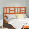 Image de vidaXL Tête de lit Brun cire 145,5 x 4 x 104 cm Pin massif