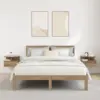 Image de vidaXL Table de nuit flottante 2 pc Chêne artisanal 40 x 31 x 28 cm