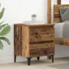 Image de vidaXL Cabinet de chevet Bois ancien 40 x 35 x 50 cm Bois d'ingénierie