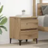 Image de vidaXL Cabinet de chevet Chêne artisanal 40 x 35 x 50 cm