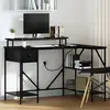 Image de vidaXL Bureau Chêne noir 120 x 79 x 86,5 cm Bois d'ingénierie