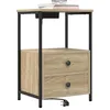 Image de vidaXL Cabinet de chevet 2 pièces Chêne Sonoma 40 x 31 x 60 cm