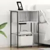 Image de vidaXL Cabinet de chevet Gris Sonoma 55 x 31 x 76 cm Bois d'ingénierie