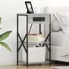 Image de vidaXL Cabinet de chevet Gris Sonoma 41 x 31 x 76 cm Bois d'ingénierie