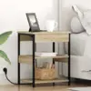 Image de vidaXL Cabinet de chevet Chêne Sonoma 41 x 31 x 51 cm