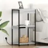 Image de vidaXL Cabinet de chevet Gris Sonoma 41 x 31 x 76 cm Bois d'ingénierie