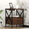 Image de vidaXL Cabinet de chevet 2 pièces Chêne brun 41,5 x 40,5 x 55 cm