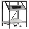 Image de vidaXL Cabinet de chevet 2 pc Gris Sonoma 38 x 30 x 48 cm