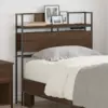 Image de vidaXL Tête de lit de rangement Chêne marron Bois d'ingénierie