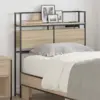 Image de vidaXL Tête de lit de rangement Chêne sonoma Bois d'ingénierie