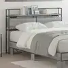 Image de vidaXL Tête de lit de rangement Sonoma gris Bois d'ingénierie