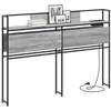 Image de vidaXL Tête de lit de rangement Sonoma gris Bois d'ingénierie