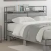 Image de vidaXL Tête de lit de rangement Sonoma gris Bois d'ingénierie