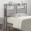 Image de vidaXL Tête de lit de rangement Sonoma gris Bois d'ingénierie