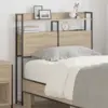 Image de vidaXL Tête de lit de rangement Chêne sonoma Bois d'ingénierie