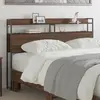 Image de vidaXL Tête de lit de rangement Chêne marron Bois d'ingénierie