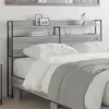 Image de vidaXL Tête de lit de rangement Sonoma gris Bois d'ingénierie