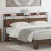Image de vidaXL Tête de lit de rangement Chêne marron Bois d'ingénierie