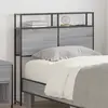 Image de vidaXL Tête de lit de rangement Sonoma gris Bois d'ingénierie