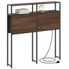 Image de vidaXL Tête de lit de rangement Chêne marron Bois d'ingénierie