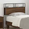 Image de vidaXL Tête de lit de rangement Chêne marron Bois d'ingénierie
