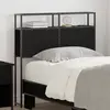 Image de vidaXL Tête de lit de rangement Chêne noir Bois d'ingénierie