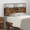 Image de vidaXL Tête de lit de rangement Chêne fumé Bois d'ingénierie