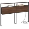 Image de vidaXL Opberghoofdbord bruin eikenkleur Bewerkt hout