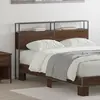 Image de vidaXL Tête de lit de rangement Chêne marron Bois d'ingénierie