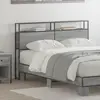 Image de vidaXL Tête de lit de rangement Sonoma gris Bois d'ingénierie
