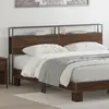 Image de vidaXL Tête de lit de rangement Chêne marron Bois d'ingénierie