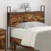 Image de vidaXL Headboard de Rangement avec Station de Charge Chêne fumé