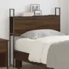 Image de vidaXL Headboard de Rangement avec Station de Charge Chêne marron